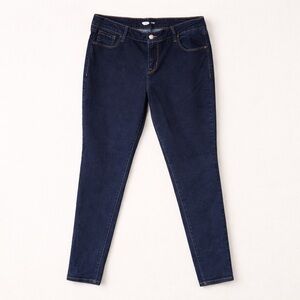 Old Navy Rockstar Super Skinny Jeans 14 Petite Dark Wash Stretch Denim